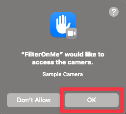 allow camera access 2